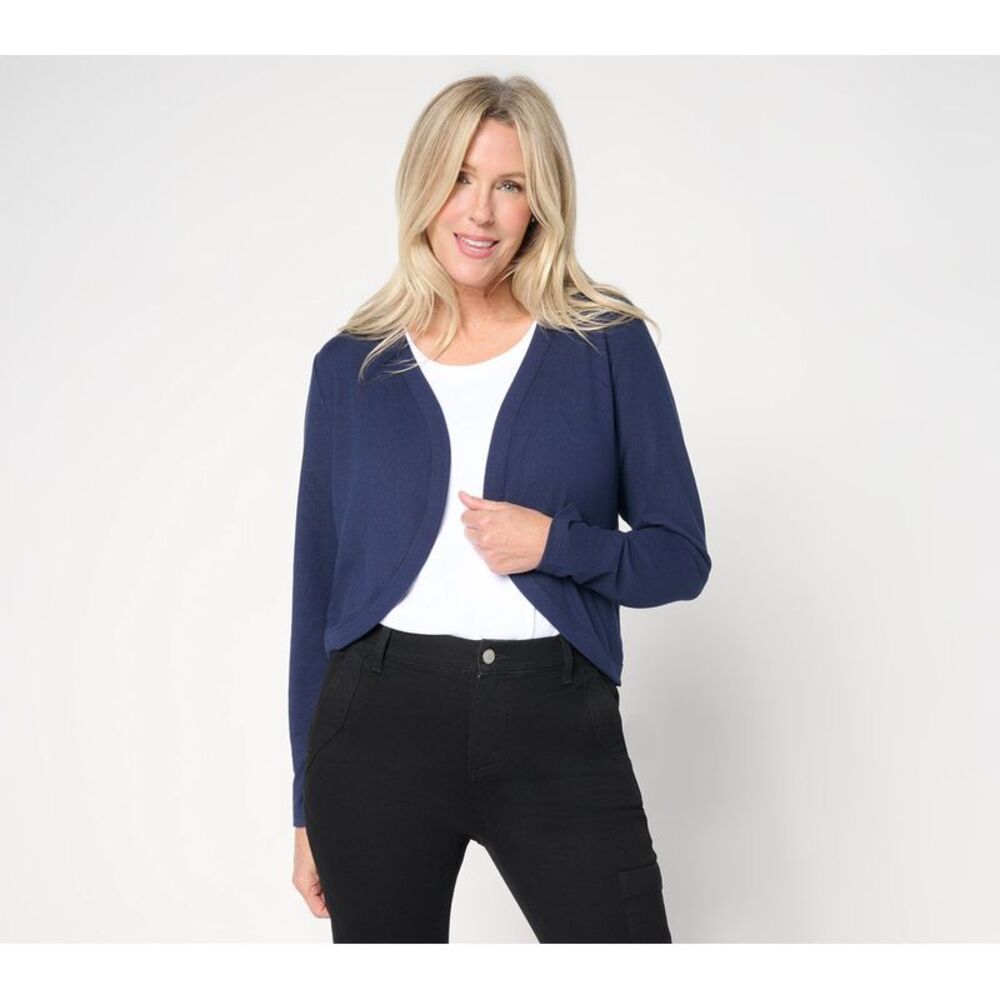 Denim & Co. Women's Top Sweater Sz M Make Your Selection: Heavenly Blue A737361